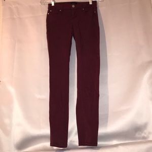 Celebrity Pink Jayden skinny jeans burgundy